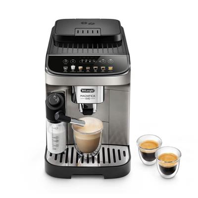 Magnifica Evo Fully Automatic Bean to Cup Coffee Machine - Titanium/ Black ECAM290.83.TB EX:1 | Bean to cup Coffee Machine | DeLonghi GB