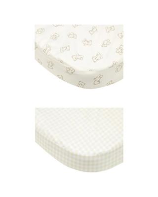 2 Pack Organic Cotton Fitted Bassinet Sheets - Kmart
