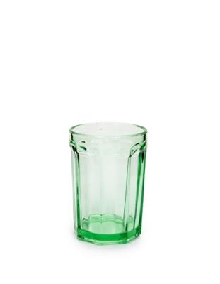 Fish & Fish Green Glasses, Set of 4