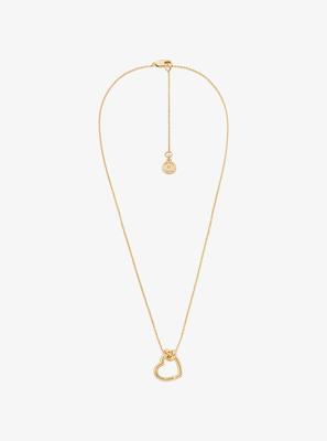 Knotted Heart Necklace in SILVER - Sale | Michael Kors [US]