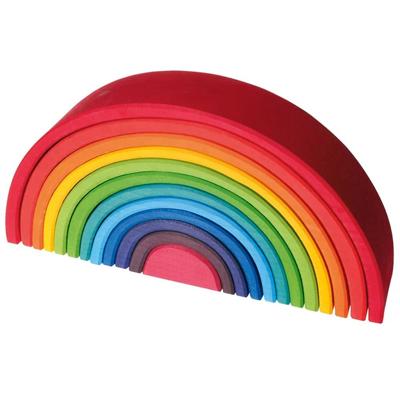 Grimms - Large Rainbow - Multi-Coloured (12 Pcs) | West Coast Kids