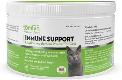 TOMLYN Immune Support Powder Immune Supplement for Cats, 3.5-oz tub - Chewy.com