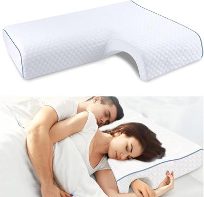 Amazon.com: Arched Memory Cuddle Pillow for Adults with Arm Hole - 3D Arched Memory Foam Core, Slow Rebound Pillow for Back/Neck Pain Relief, with Pil