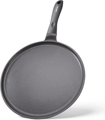 Amazon.com: JEETEE Nonstick Crepe Pan, 11 Inch Titanium Pancake Pan, Healthy Non-Toxic Flat Tawa Dosa Tortilla Pan for All Stovetops including Inducti