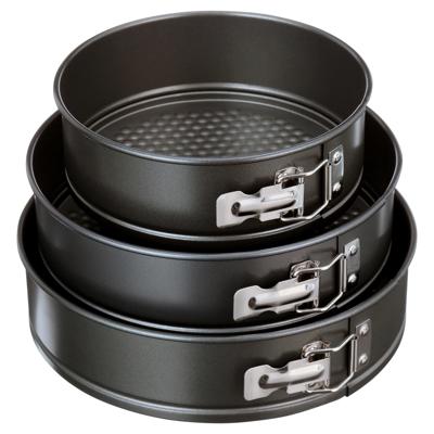 Mainstays, 8, 9, 10 Round Nonstick Carbon Steel Springform Cake Pans, Gray, Set of 3 - Walmart.com