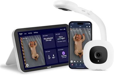 Amazon.com: Nanit Smart Baby Monitor System with Floor Stand & 8 Display Screen - Crystal-Clear Vide