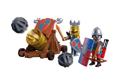 Lion Knights with Battle Cannon - 72115 | PLAYMOBIL®