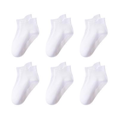 Non Slip Toddler Baby Socks 6 Pairs Non Skid Ankle Socks for Kids Boys Girls Grips Crew Socks for Newborn Baby White 3 years - Walmart.ca