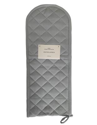 David Jones Collection Ashby Cotton Double Oven Glove Light Blue | David Jones