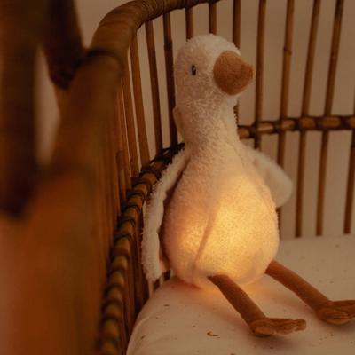 Little Dutch Cuddle Goose Light & Sound | Soothing Plush & Night Companion | Tiny Tree Toys