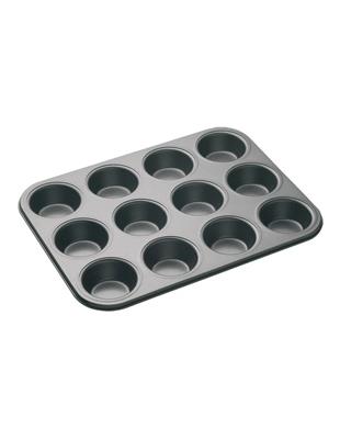 MasterCraft Heavy Base Muffin/Cupcake Pan 12-Cup in Carbon | MYER