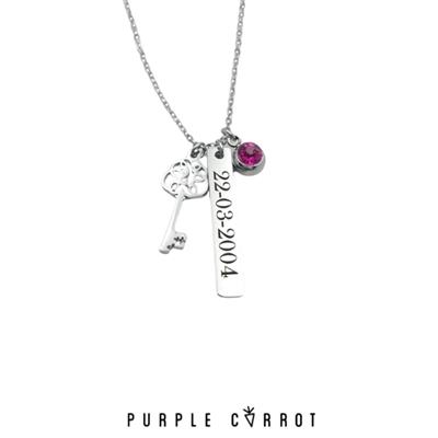 21st Key Necklace