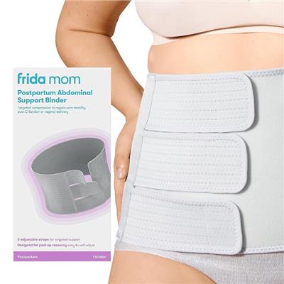 Frida Mom Belly Binder, Postpartum Essentials for Natural and C-Section Recovery,