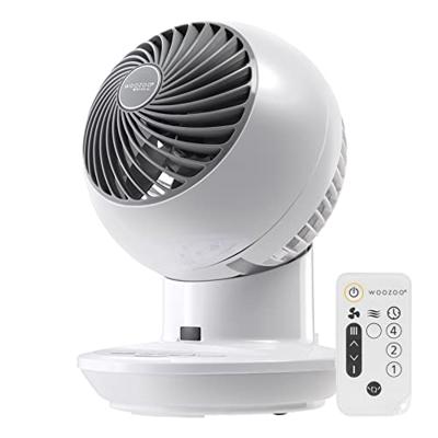 IRIS USA WOOZOO Air Circulator Fan with Remote, Oscillation, 3 Speeds, 52ft Max Air Distance, Adjustable Tilt, Quiet Motor, Small Fan for Bedroom, Off