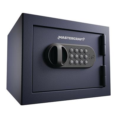 Mastercraft 0.5 Cu-Ft Anti-theft Fireproof Safe with Bolt Down Kit, Navy Blue