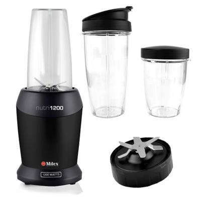 Milex Nutri 1200 Blender - 1200W 8-in-1 Nutritional Blender | Black | Shop Today. Get it Tomorrow! | takealot.com