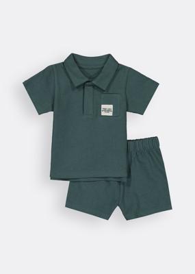Cotton Ottoman Golfer & Shorts Set | Woolworths.co.za
