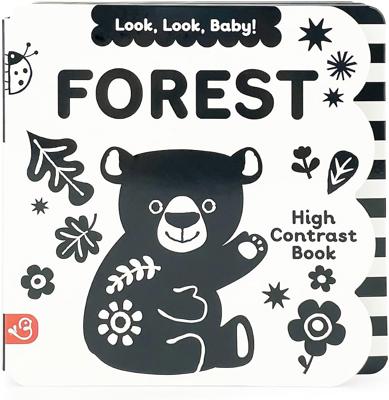 Amazon.com: Look, Look, Baby! Forest: Black and White High Contrast Tummy Time Book for Newborns: 9798890191267: Cottage Door Press, Shufflebotham, Am