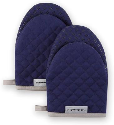 Amazon.com: KitchenAid Asteroid Mini Oven Mitt Set, 5.5x8, Blue Willow, 2 Piece : Home & Kitchen