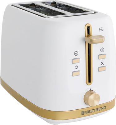 Amazon.com: West Bend Timeless 2-Slice Toaster with 7 Browning Levels, Bagel/Waffle/Defrost Settings, High-Lift Lever, Anti-Jam, Easy-Clean Crumb Tray