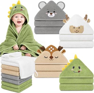 Amazon.com : 12 PCS Baby Bath Towels Set, Baby Towels for Newborn Bath Essentials Gifts | Animal Hoo