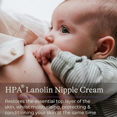 Lansinoh HPA Lanolin Nipple Cream for Sore Nipple & Cracked Skin, 100% Natural Single Ingredient, Breastfeeding Essential, Tasteless, odourless, Hospi