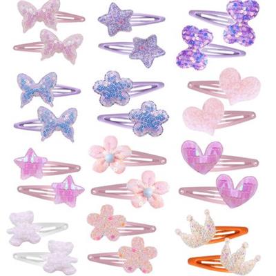 24 Pieces Hair Clips Hair Accessories for Kid Cute Glitter Toddler Girls | Shop Today. Get it Tomorrow! | takealot.com
