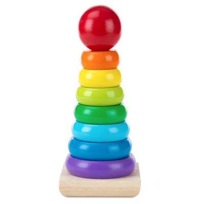 Melissa & Doug Wooden Rainbow Stacking Rings (7 Rings) | Shop Today. Get it Tomorrow! | takealot.com