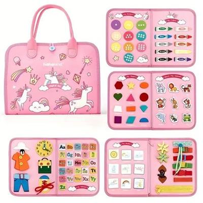 Felt Busy Board, Puzzle Montessori Busy Board Travel Book | Shop Today. Get it Tomorrow! | takealot.com