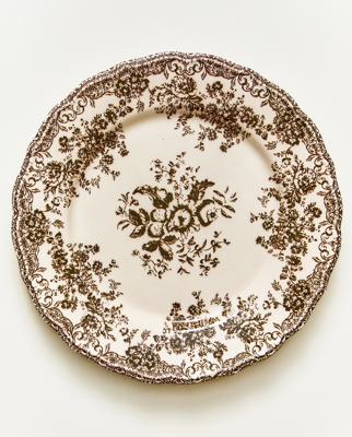 FLORAL EARTHENWARE DINNER PLATE | Zara Home Canada