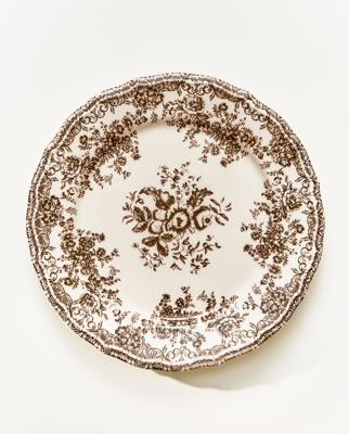 FLORAL EARTHENWARE DESSERT PLATE | Zara Home Canada