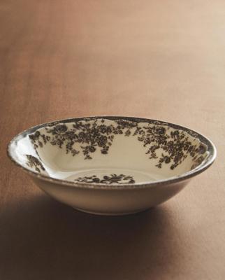 FLORAL EARTHENWARE BOWL | Zara Home Canada