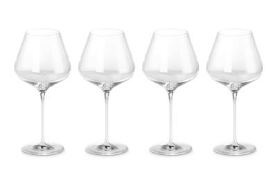 Set of 4 Red Wine Glasses
