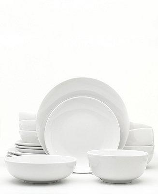 Euro Ceramica Essential 16 Pc. Dinnerware Set, Service for 4 - Macys