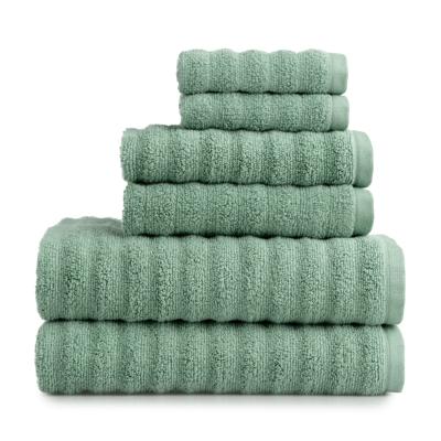 Mainstays 6-Piece Green Sage Bath Towel Set, Cotton Blend, Absorbent and Durable - Walmart.com