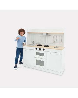 7 Piece Wooden Rustic Kitchen Playset - Kmart