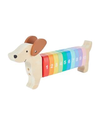 Wooden Play Count and Stack Dog - Kmart