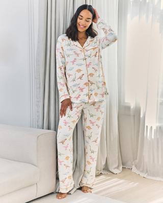 Maternity Dinosaur Print Long Pyjama Set – Chelsea Peers