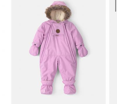 Baby Girl Solid 1 Piece Snowsuit- Lilac | Carters Canada