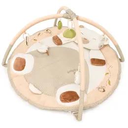 Play Project by KandyToys Baby Play Gym Activity Playmat For Newborns, Babies and Toddlers | Friendly Bear Design | Quick Assembly | Includes Teether,