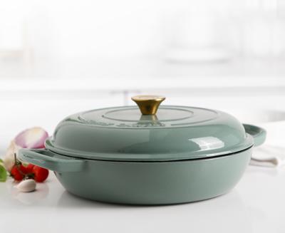Remy Olivier Jasper Cast Iron Shallow Casserole, 2.85L