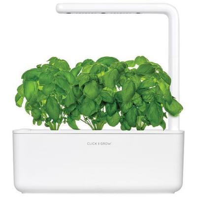 Click and Grow Smart Indoor Garden with Basil Seed Capsule Refill - 3 Pack - White | Best Buy Canada