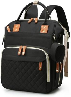 Jack Brown Multi-Functional Baby Diaper Bag and Bed, Black : Amazon.co.za: Baby Products