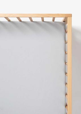Grey 180TC Cotton Standard Cot Fitted Sheet | Woolworths.co.za