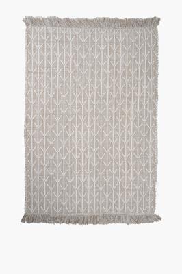 Jacquard Polycotton Boulders Rug, 120x180cm
