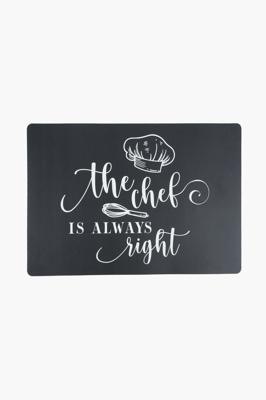 Script Plastic Placemat