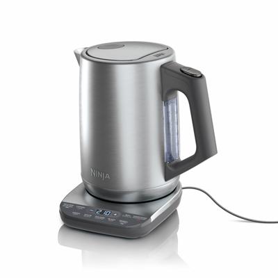 Ninja® KT200C Precision Temperature Electric Kettle, 1500 watts, BPA Free, Stainless, 7-Cup Capacity, Hold Temp Setting | SharkNinja CA