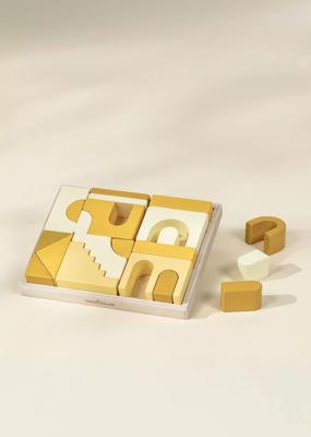 Ensemble de blocs créatifs en bois maisons - 21 pièces – Coco Village