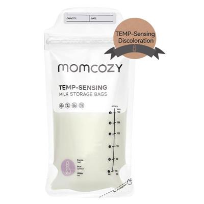 Momcozy 120Ct Temp-Sensing Breastmilk Storage Bag, 6 Oz