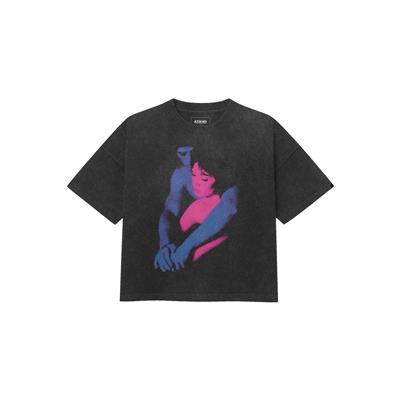 who really cares? washed v4 oversized tee